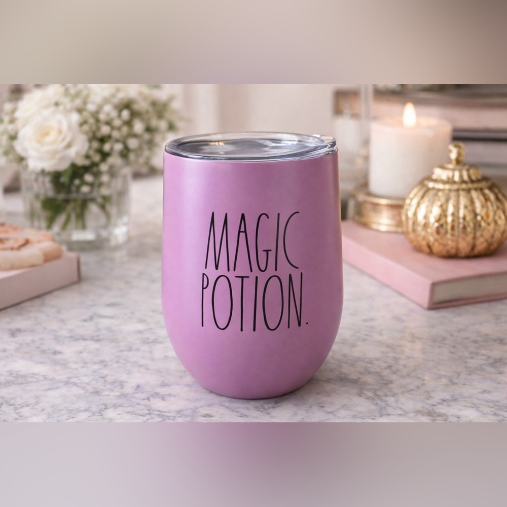 Rae Dunn “MAGIC POTION” Wine Tumbler – 12oz Stainless Steel – Halloween